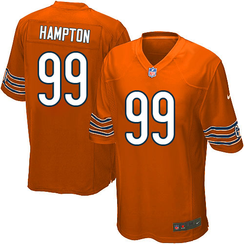 Youth Limited Dan Hampton Nike Jersey Orange Alternate - #99 NFL Chicago Bears
